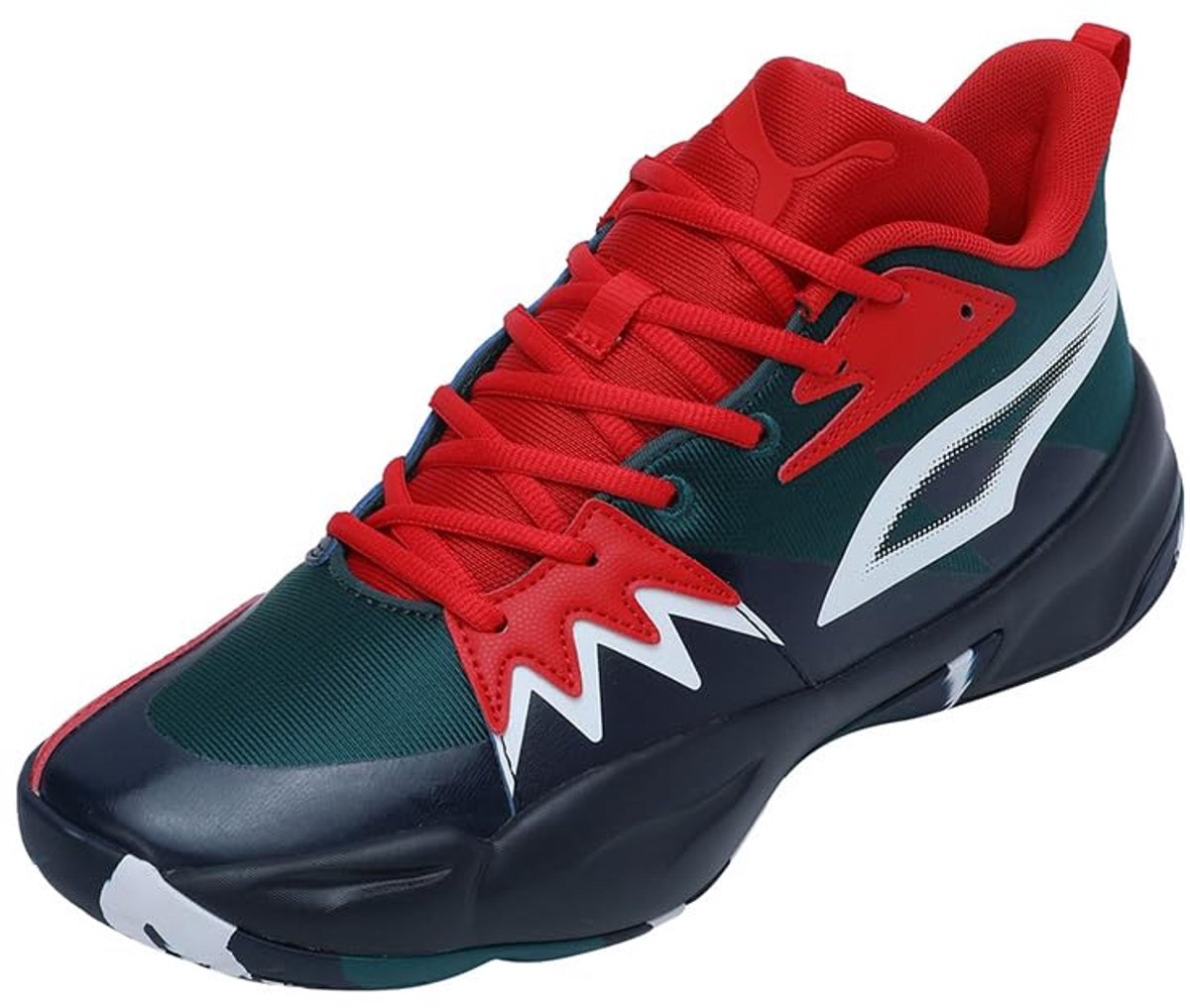 Chaussures de basket Puma Genetics BLEU/VERT/BLANC/ROUGE 41 Blauw