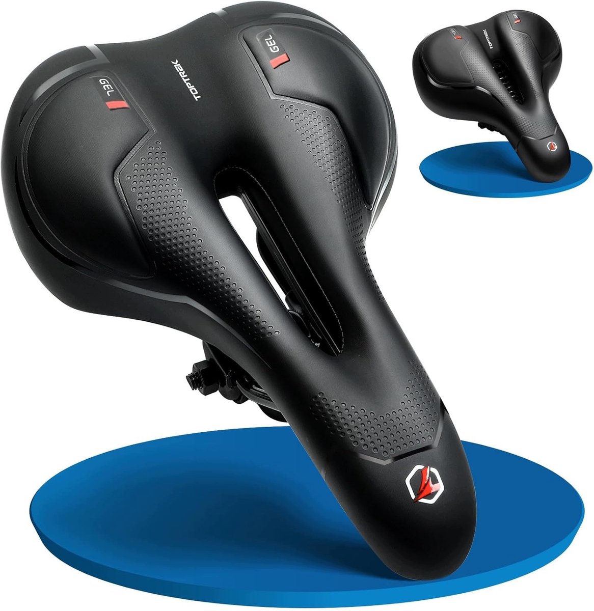 Ergonomisch Fietszadel met Gel - Comfortabel en Schokabsorberend
