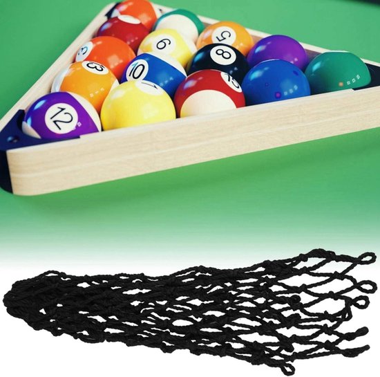 6 Stuks Billiard Netten voor Pooltafel - Hollow Out Mesh Zak voor Snooker en Biljart Accessoires — afbeelding 4