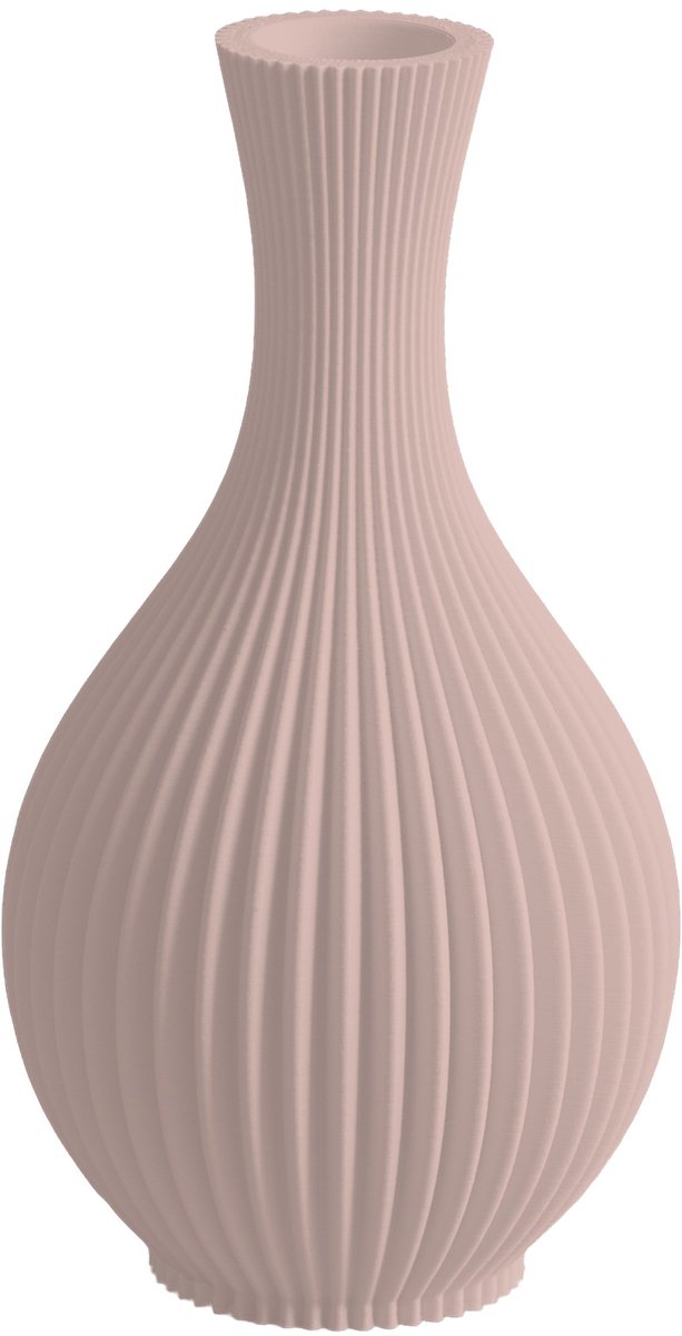 Layvo Caden Vaas - Bloesem - 20 cm - droogbloemen vaas - moderne vaas - gerecycled plastic