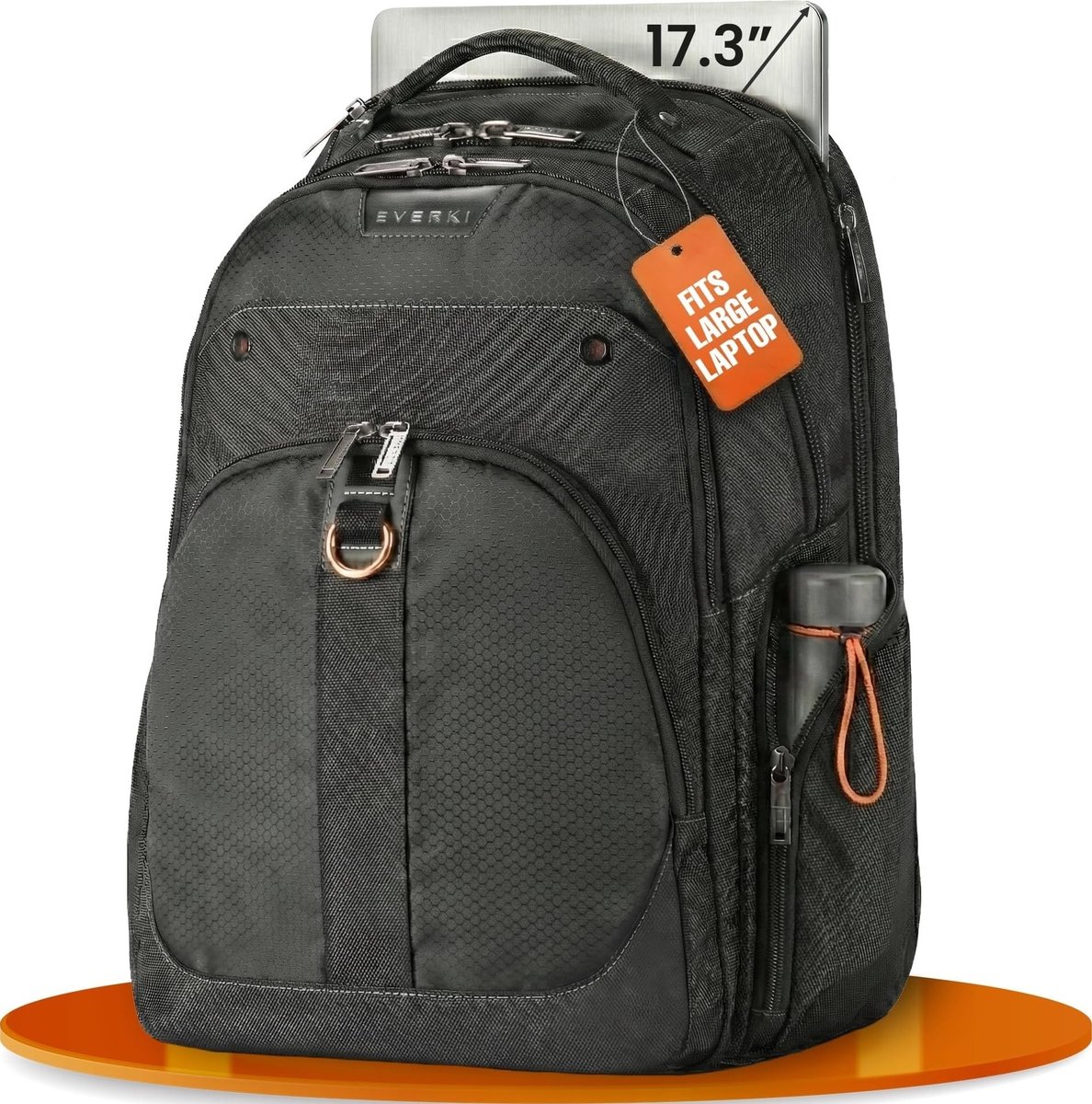 Laptop Rugzak 32L - Voor 13" tot 17.3" Laptops - Zwart