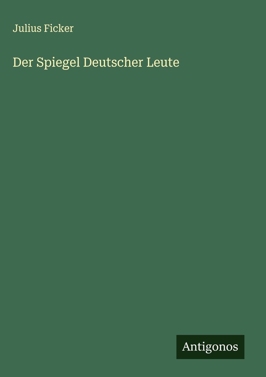 Der Spiegel Deutscher Leute