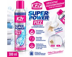 K2r Super Power Vlekverwijderaar 500 ml – Voorwas Vlekkenspray – Tegen Hardnekkige en Ingedroogde Vlekken – Voor Textiel
