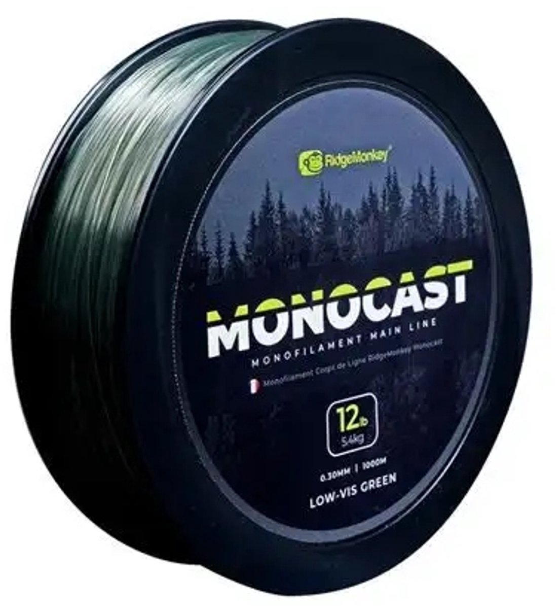 RidgeMonkey Monocast Mono Lijn 0,30mm x 1000m - Sterk & Slijtvast