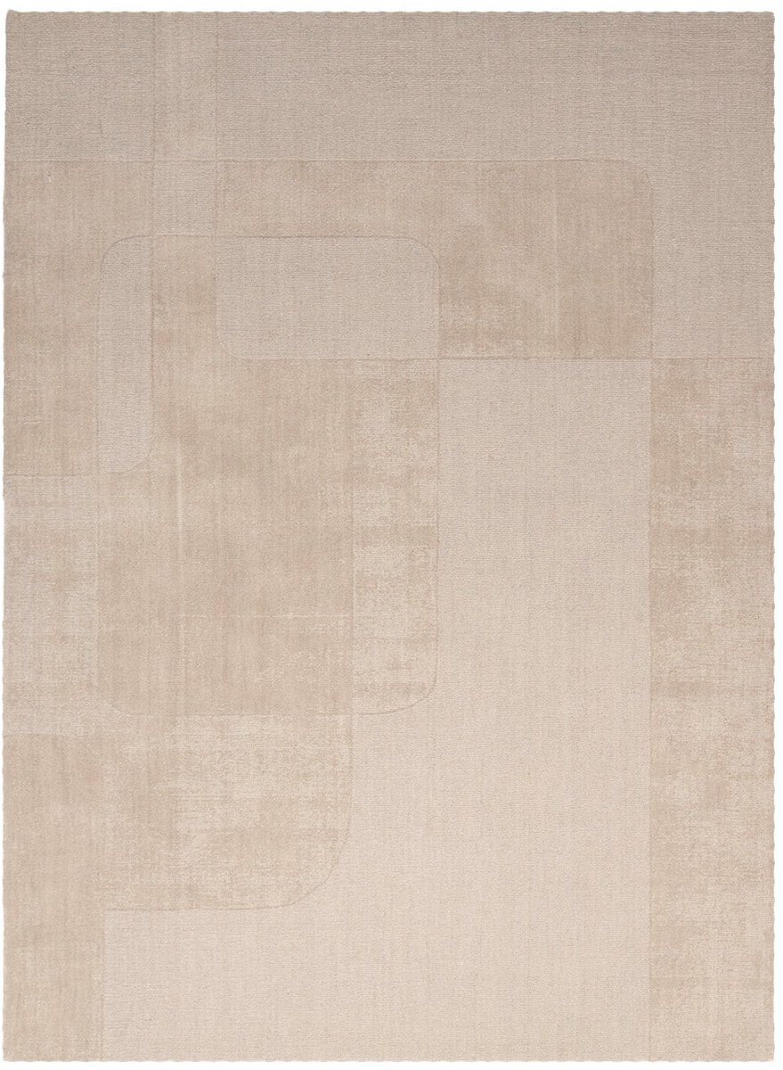 Studio Clarice Wollen vloerkleed - Giselle Abstract Beige - 220x330cm