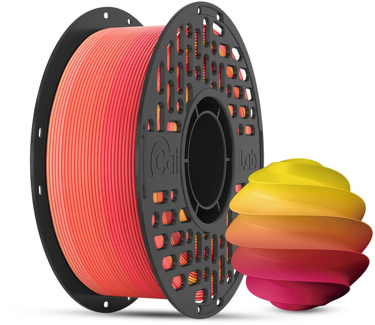 PLA Filament 1.75mm – Zijde Regenboog Kleurverloop – 1KG – Silk Rainbow 3D Printer Filament – Multicolor
