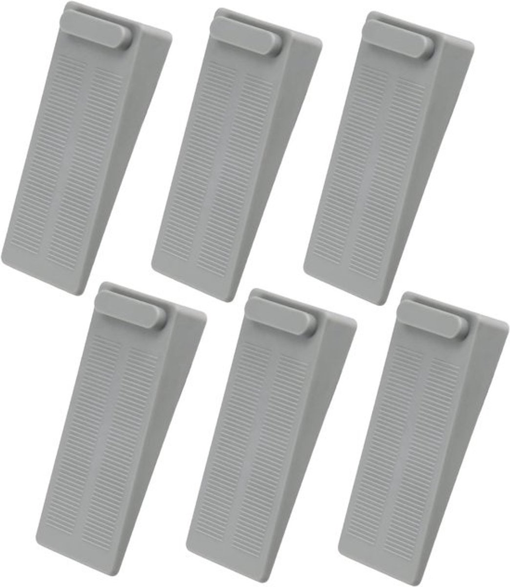Antislipdeurwiggen - Rubber - 6 stuks - Duurzaam en milieuvriendelijk - Voor elke deur en vloer
