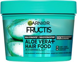 Garnier Fructis Hair Food Aloë Vera Hydraterend 3-in-1 Haarmasker - Normaal Tot Droog Haar - 400ml