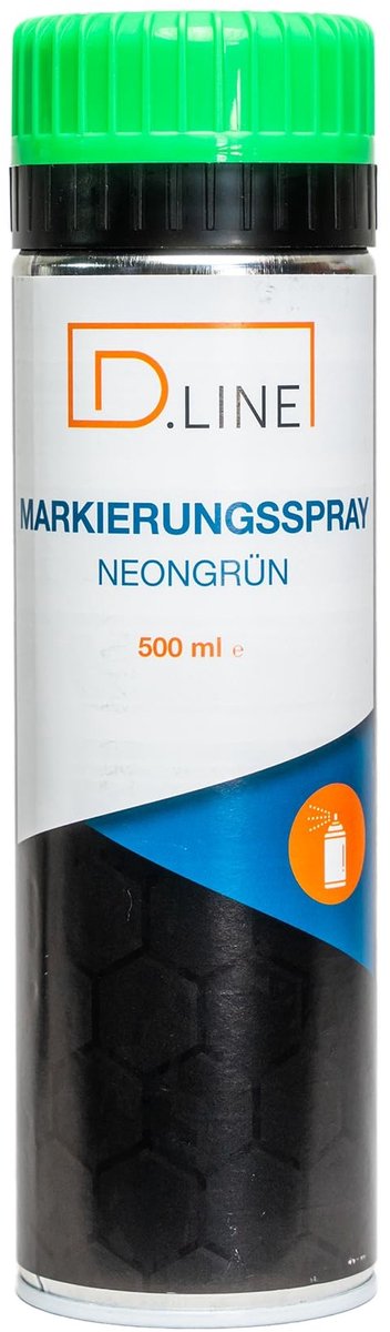 Markerspray 500 ml - Neon Groene Verf voor Bouw en Bosbouw
