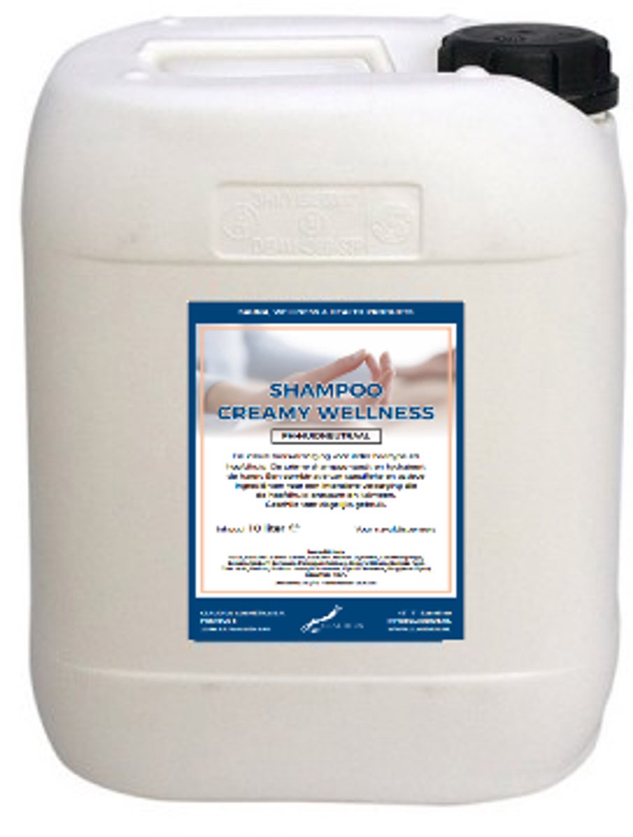 Claudius Shampoo Creamy Wellness - 10 liter - Navulling - Haarverzorging
