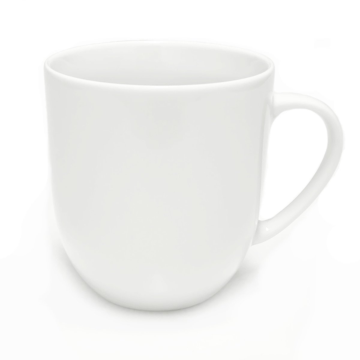 Porseleinen Mokken 300ml Wit CITY - Set van 6