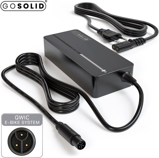 GO SOLID! ® Oplader Elektrische Fiets 3-pins voor 36V batterij voor model STC-8127LC van GO SOLID! — afbeelding 3