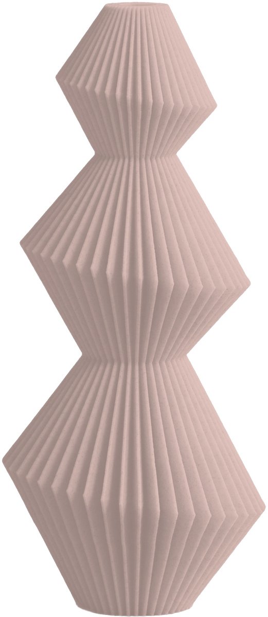 Layvo Sera Vaas - Bloesem - 20 cm - droogbloemen vaas - japandi - gerecycled plastic