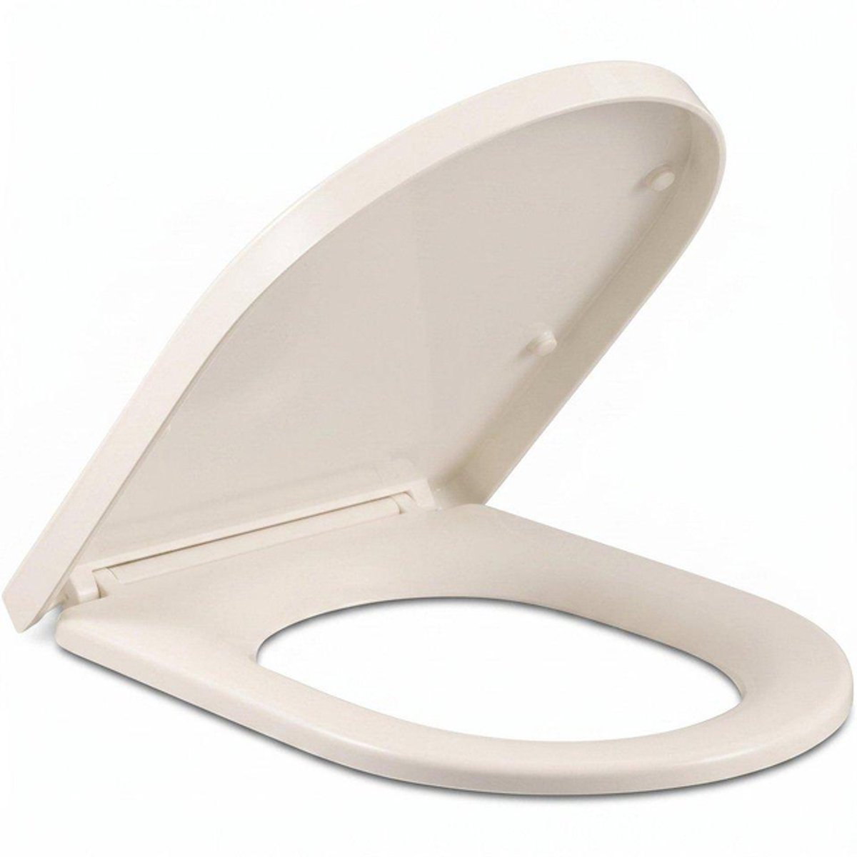 QeramiQ Dely Plus zitting - softclose - quickrelease - 35mm - linnen