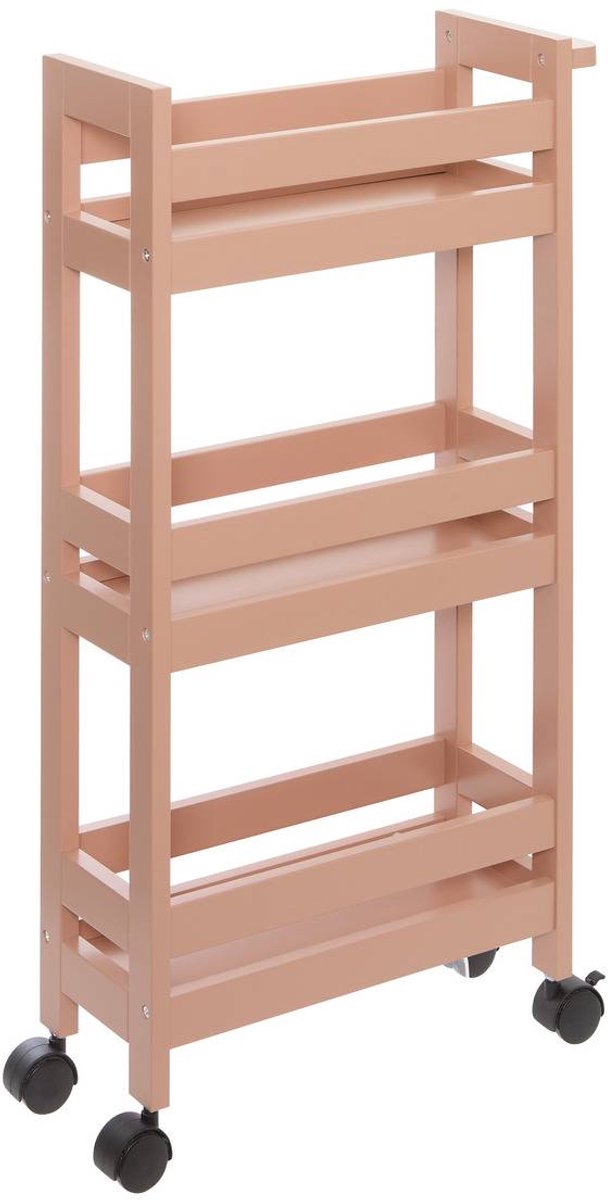5 Five Simply Smart Colorama rechthoekig dienblad 15x40 cm, roze Rose