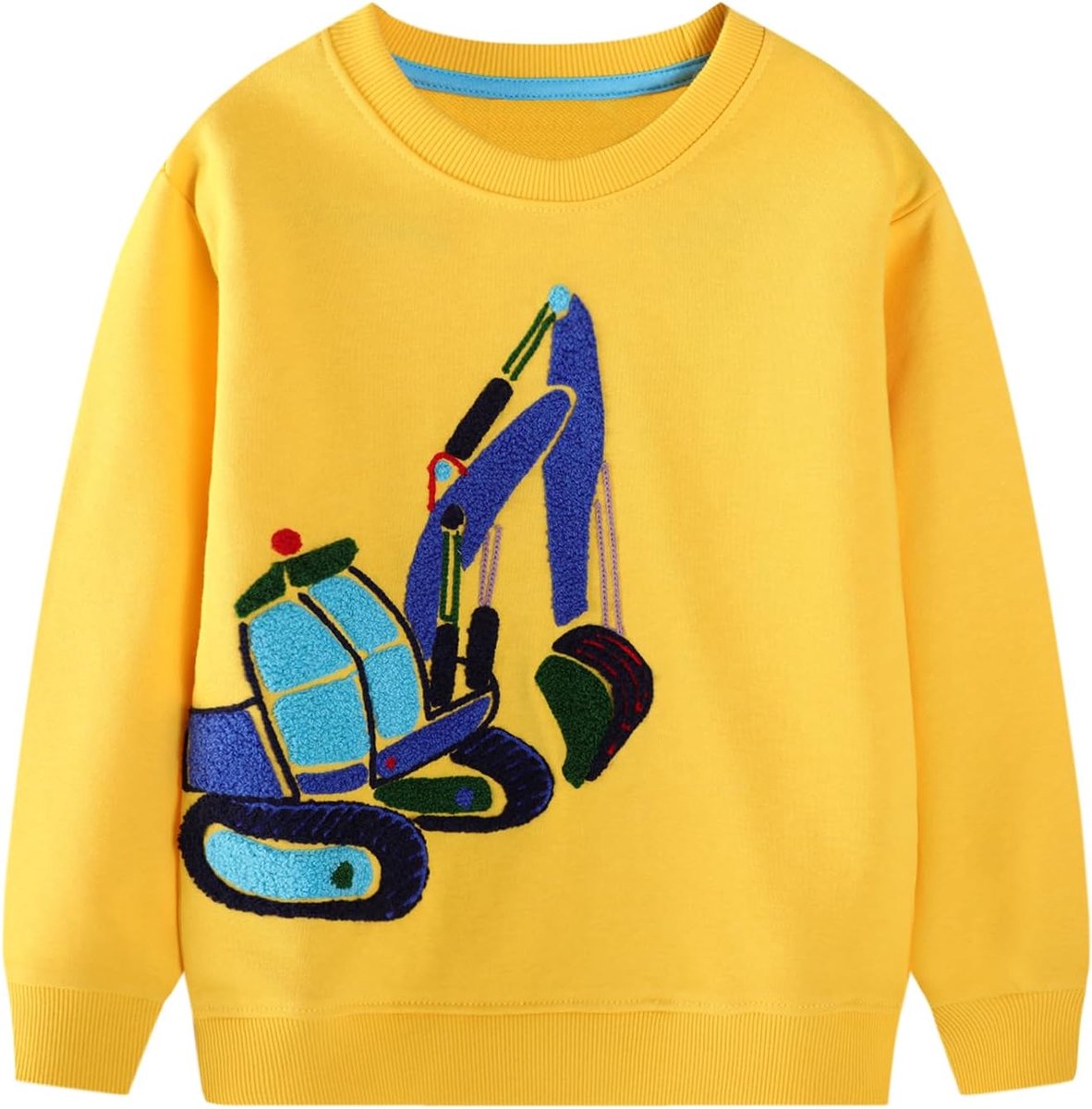 Sweatshirt Jongens 100% katoen Jongens Sweaters Casual Jumper voor Kinderen Ronde Hals Dinosaurus Pullover Mode Herfst Winter Kleding Leeftijd 2-7 Jaar