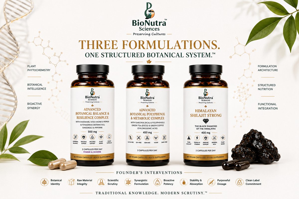 BioNutra Sciences — Advanced Botanical System (3-in-1 Formula)-60 vegan capsules x 3
