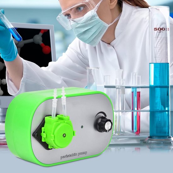 Verstelbare Peristaltische Pomp voor Vloeistofdosering, 100-240V, 19-120ml/min, EU Stekker, Ideaal voor Laboratoria en Tuinieren — afbeelding 5