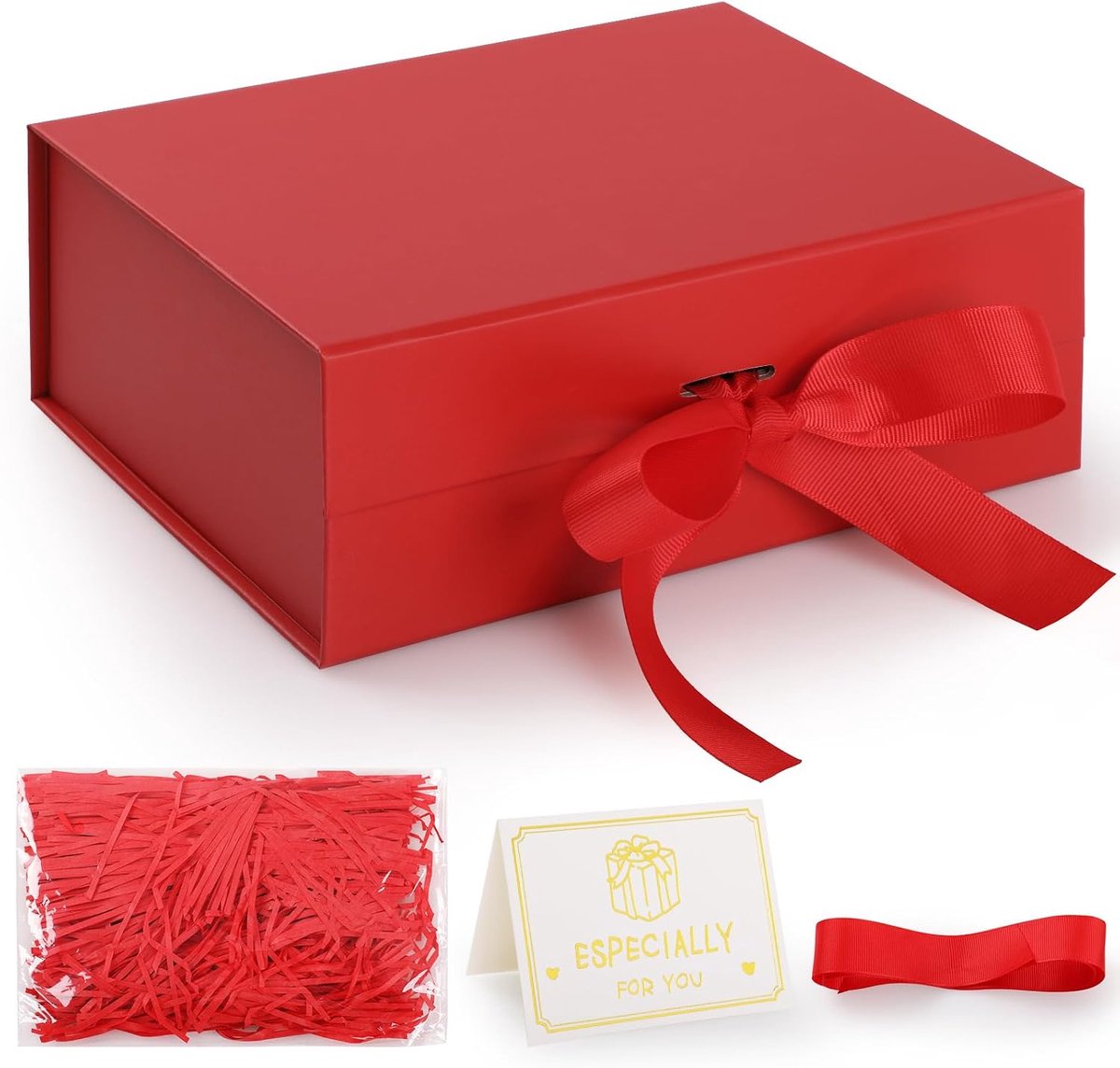 Bighan Geschenkdoos, 22 x 16,5 x 8,8 cm, opvouwbaar, met magneetsluiting