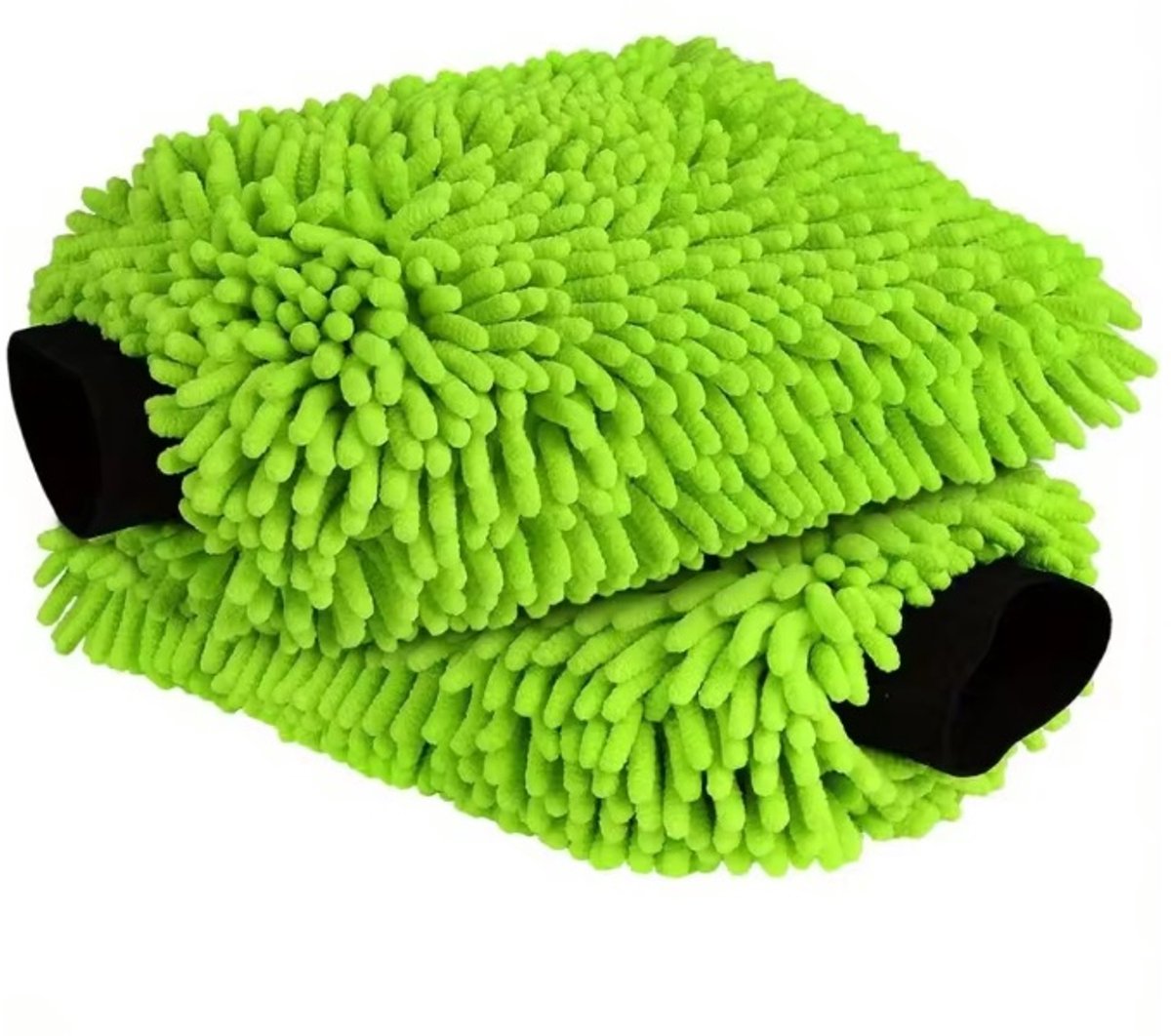 Kronwald® microvezel paar washandschoen (2 stuks) - krasvrij en pluisvrij autowassen - microvezel handschoenen voor carwash