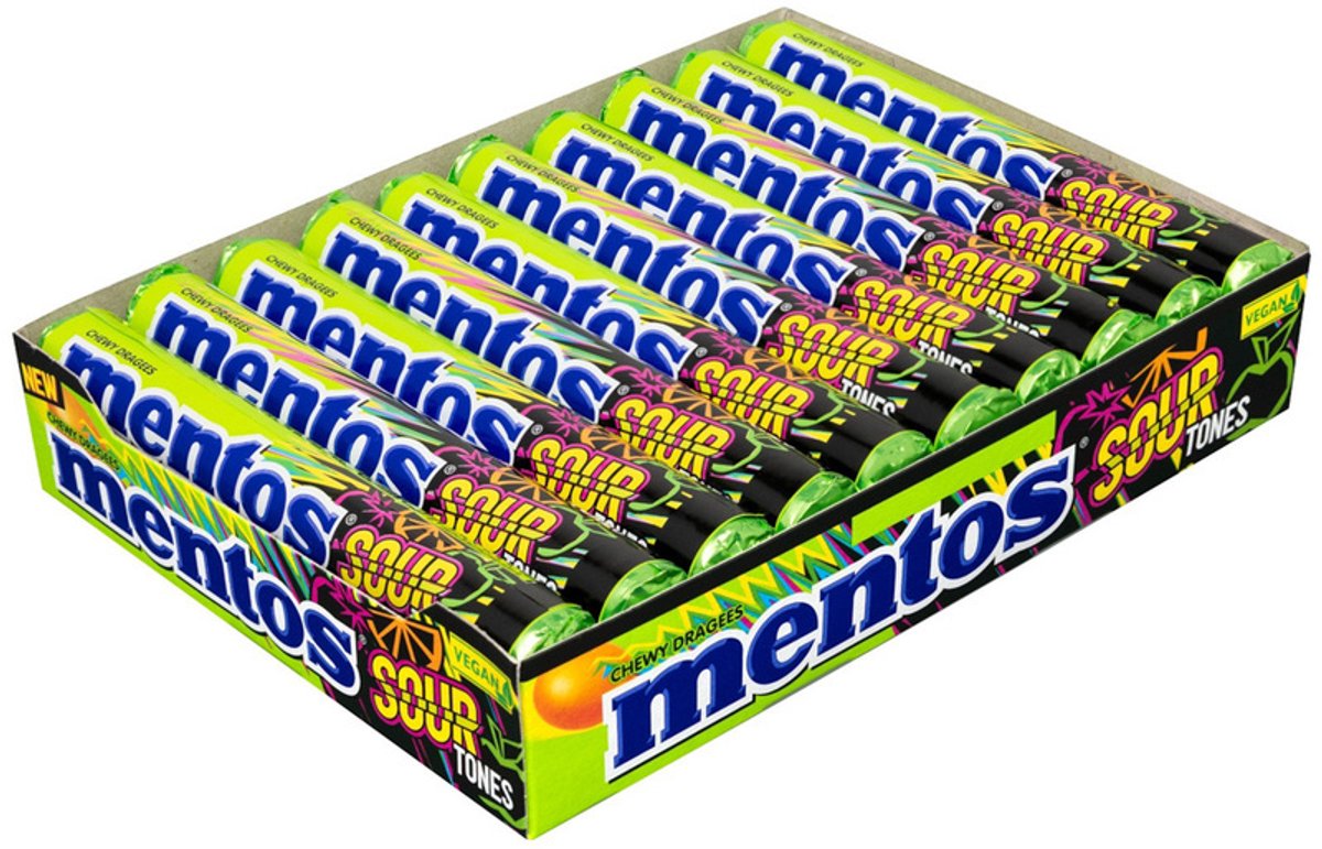 Mentos sour tones