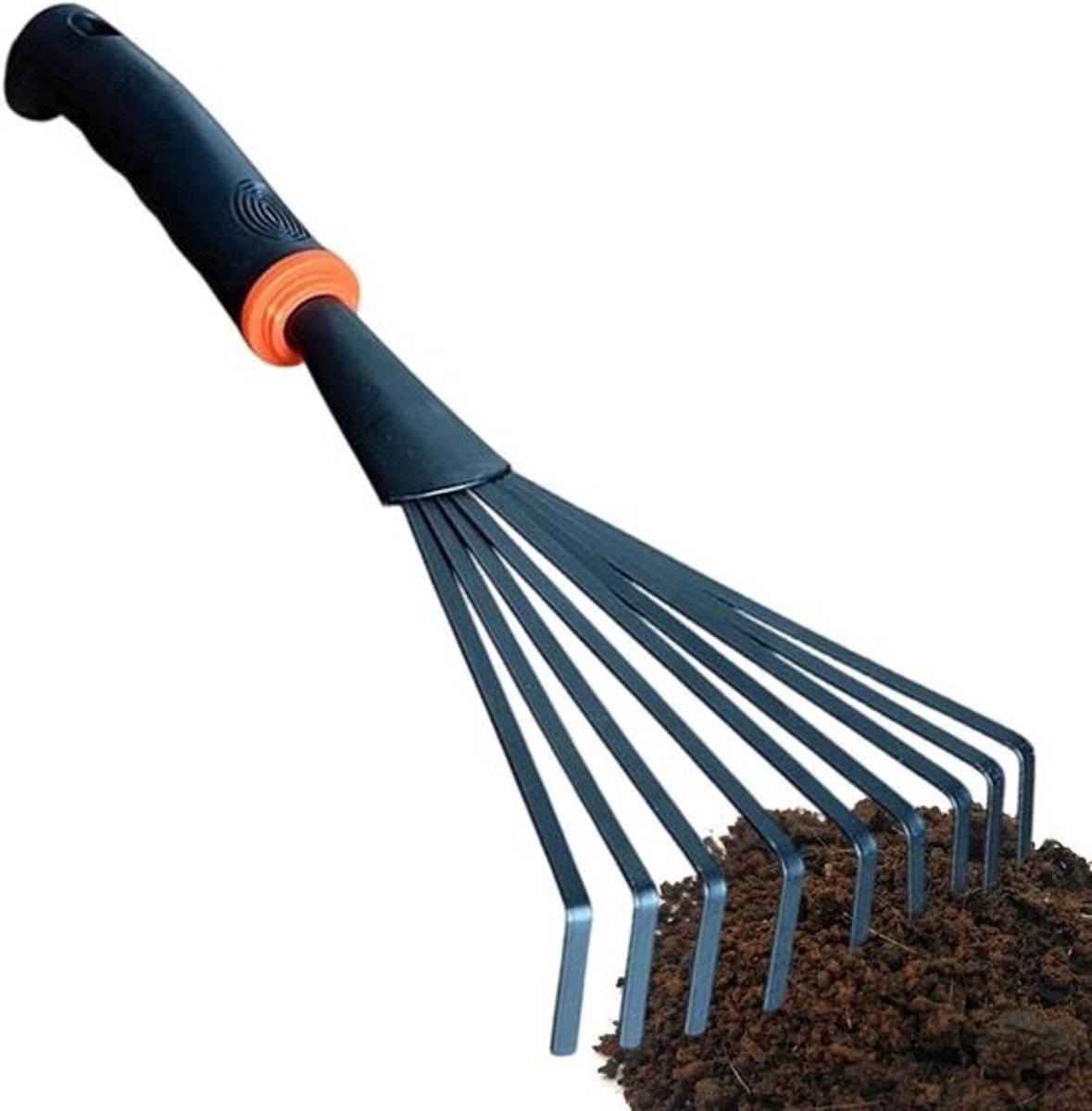 Handtuinschep - Graafwerktuig - Voor het losmaken van de bodem - Roestbestendig - 35 cm - Zwart