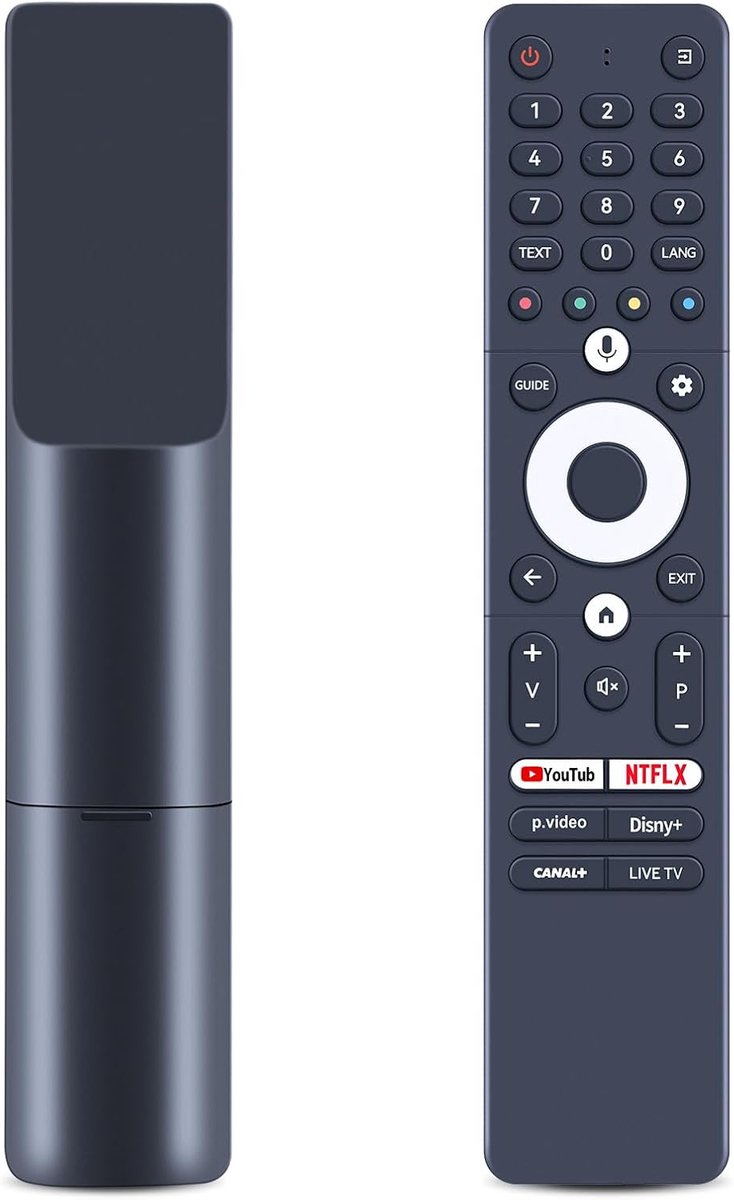vervangende afstandsbediening - geschikt voor Thomson Google Smart TV - eenvoudig te installeren - compact ontwerp - ShopVlot