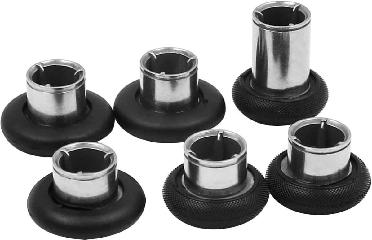 6 stuks 6-in-1 set verwisselbare magnetische joystick-toetsen, vervangende duimsticks en handgrepen voor Xbox One - ShopVlot