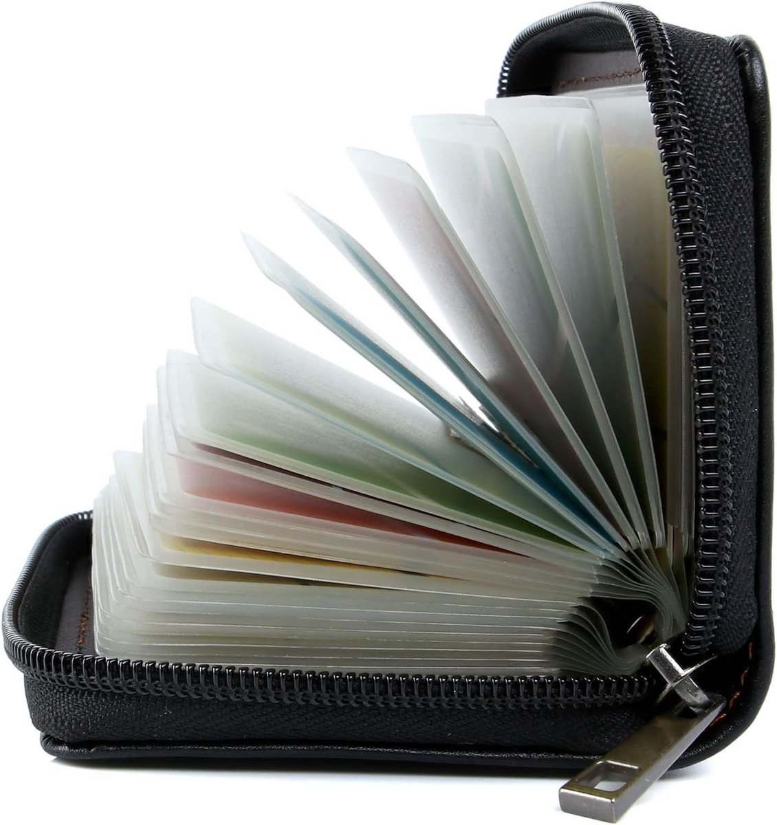 Kaartvakken voor dames, leer, creditcardhouder
