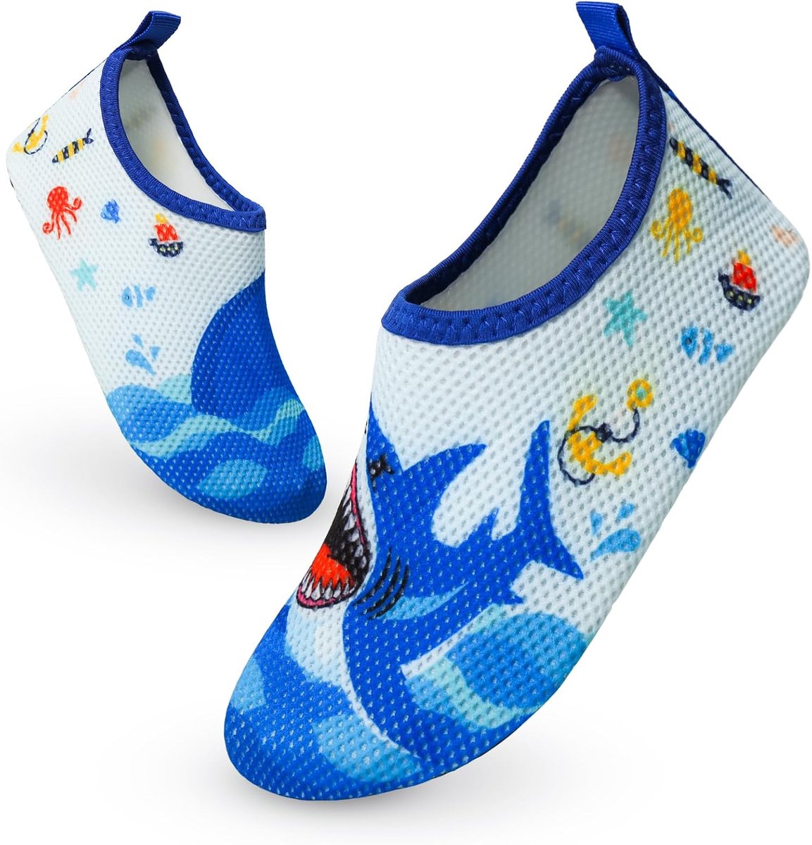 Waterschoenen, strand- en zwembadschoenen, antislip, zwemsokken, waterschoenen, blote-voeten-schoenen voor kinderen van 22 - 33 EU
