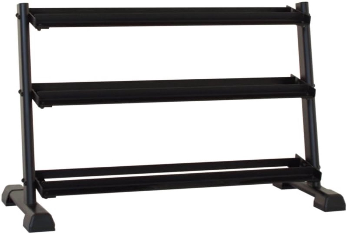 Dumbbell Rack 3-laags - Staal - Compact ontwerp - Perfecte opslag voor dumbbells - SnelShoppen