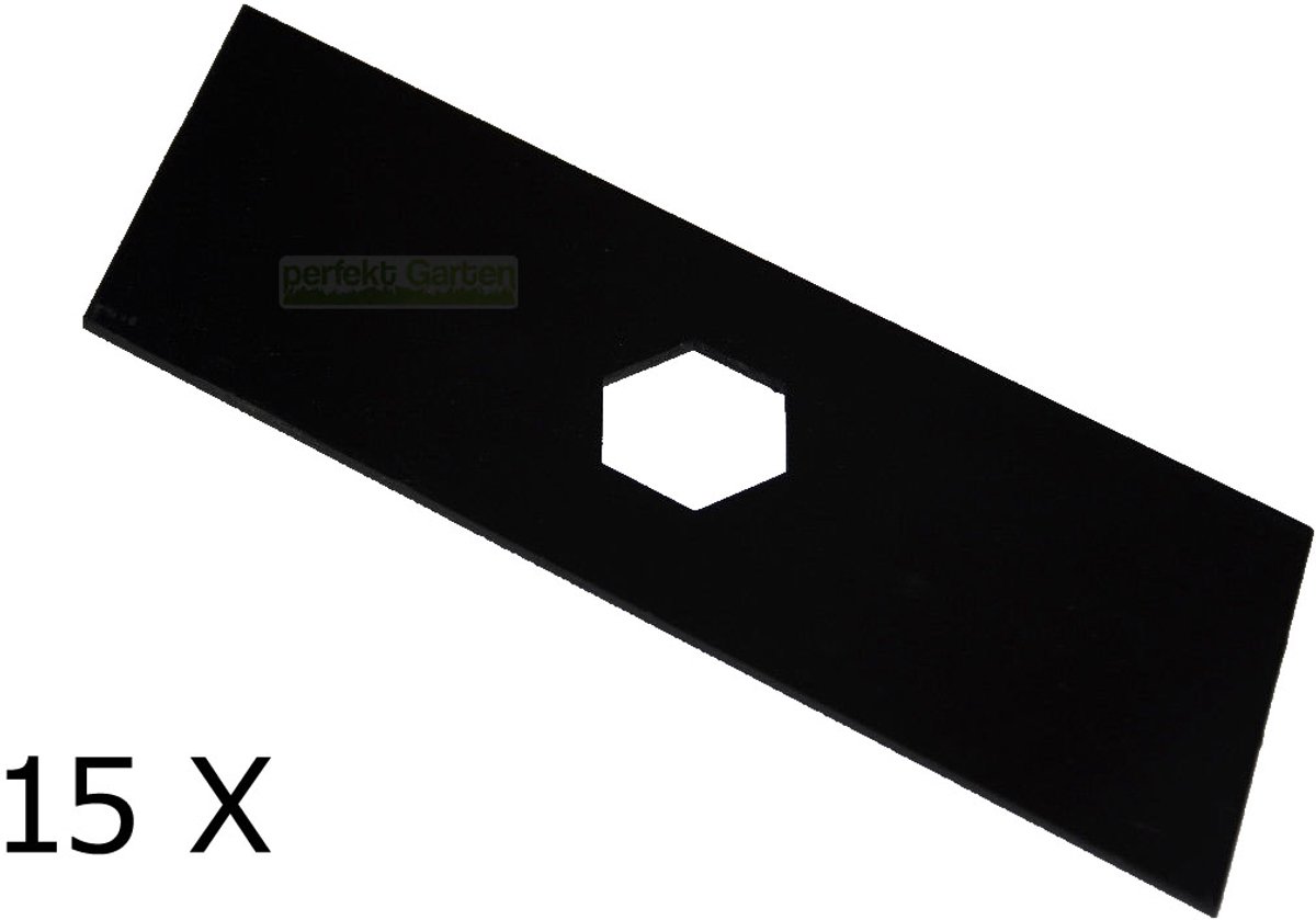 15 x 16,3 cm verticuteermes voor PUBERT CESAR 45P / Makita EUV PV UM UV 380 400 3936