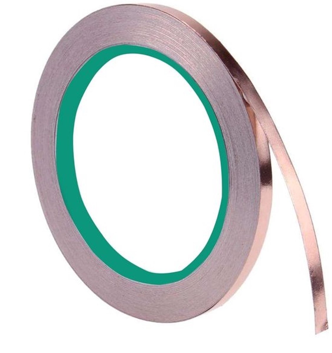 Zelfklevende koperfolietape voor EMI-afscherming en anti-slakkenbescherming - 5 mm x 20 m