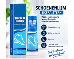 M&S Schoenenlijm Extra Sterk 50 ml – Schoenlijm voor Leer, Rubber & Textiel – Waterbestendige Leerlijm – Voor Schoenzolen, Sneakers & Schoenreparatie