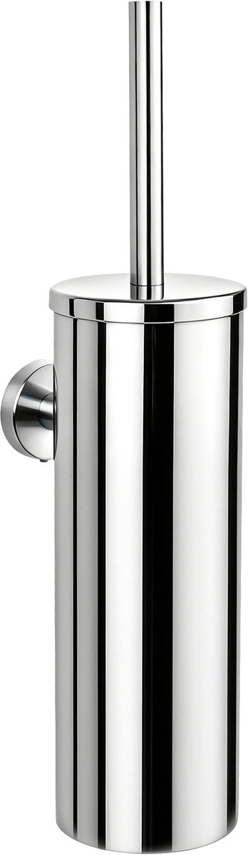 VDN Stainless Toiletborstel met houder - Toiletborstelhouder - Chroom - Wc borstel met houder - RVS - Hangend