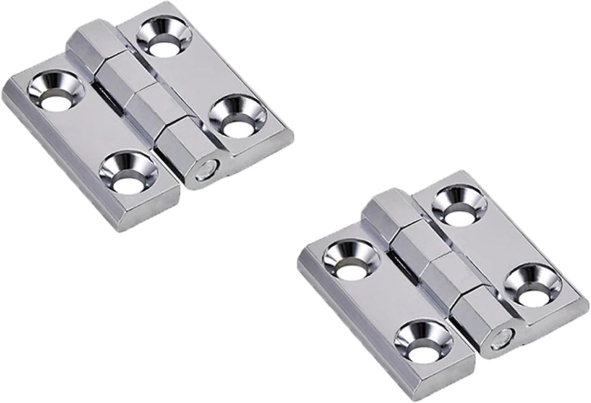2 stuks mariene bootluiken, scharnieren, 304 roestvrij stalen heavy-duty bandenkasten deurscharnieren voor boot thuis, kast banden (40 x 40 x 5 mm)
