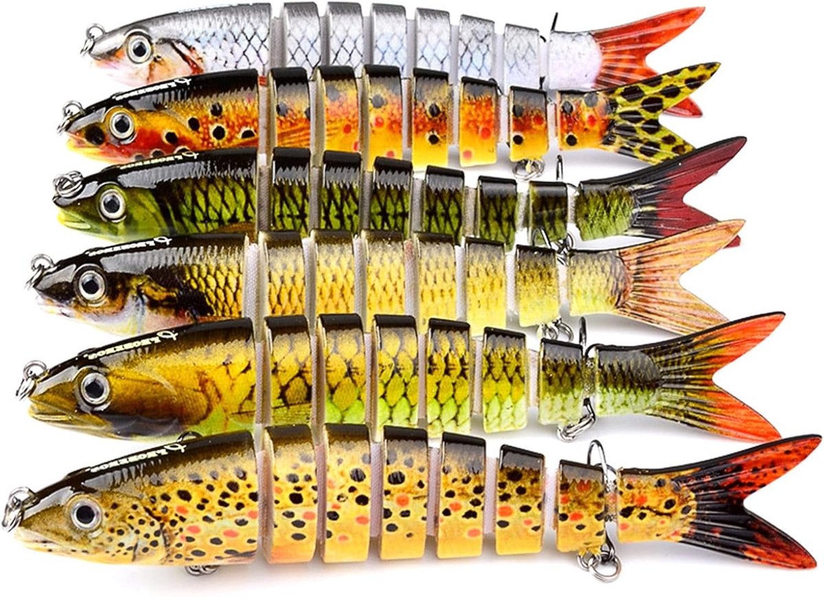 2 Stuks Grote Haak Vissen Lures Set - Langzaam Zinkende Slide Bait voor Snoek en Forel, Perfect voor Vissers Accessoires