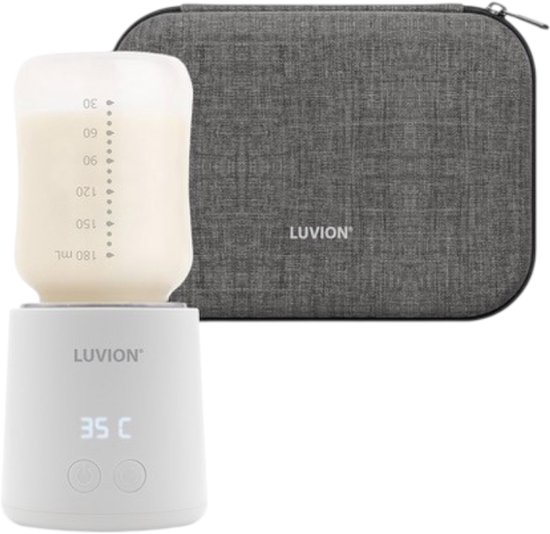 LUVION® Ultra Pro Flesverwarmer Protection Case - Handige opbergtas voor onderweg - Grijs - Voor Ultra Pro White & Black van Luvion — afbeelding 5