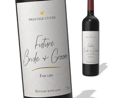 FunFest - Wine Label - Future Mr & Mrs - Grand Cru Style (Note: Text in ENGLISH) - ShopVlot