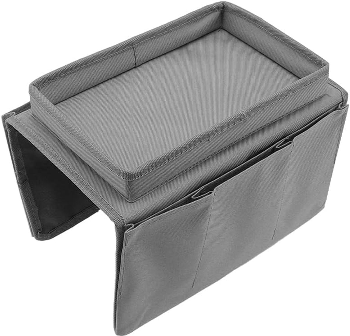Tiiyee Sofa Armsteun Organizer, Bank Zijzakken Stoel Armsteunen Vouwen Arm Lade Opknoping Bed Bag Nachtkastje - ShopVlot