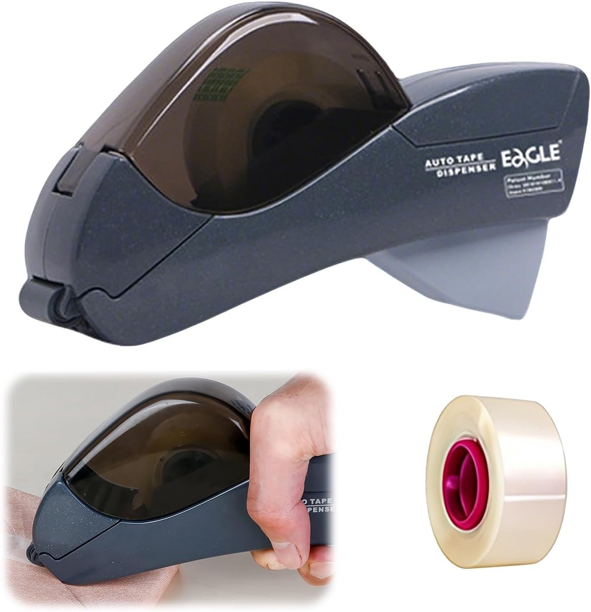 Plakbanddispenser, praktische afroller met plakband voor bureau, handige plakroller voor kantoor en thuis, ideaal voor - ShopVlot