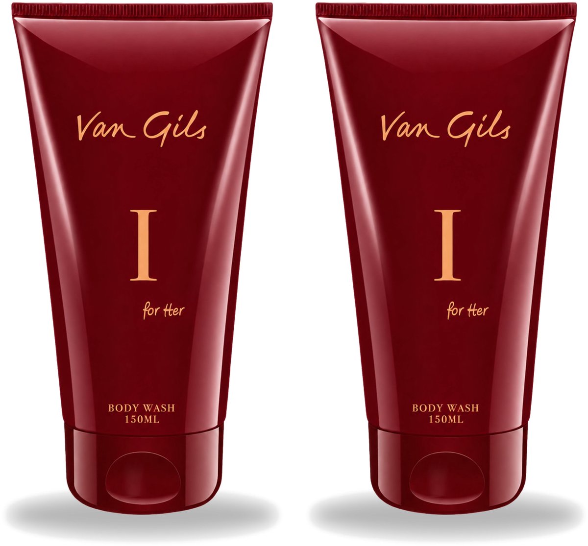 2 x Van Gils - Douchegel - I for Her - Zachte Reiniging & Luxe Geurbeleving - 150 ml - Voordeelverpakking - 2 stuks