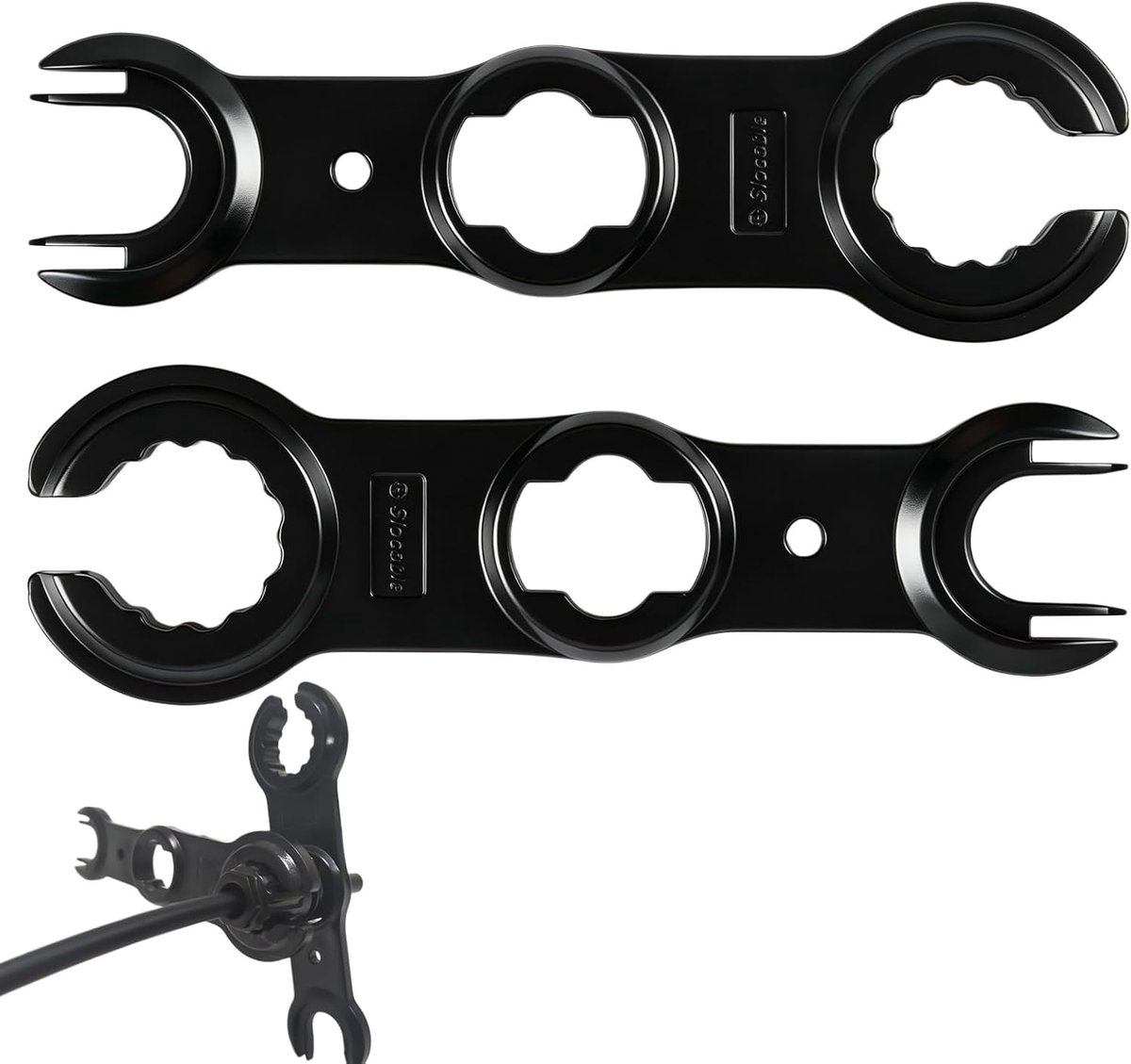 2pcs MC4 Solar Connector Tool Photovoltaic Wrench, for Putting on Cap and Disconnecting Plug/Socket - ShopVlot