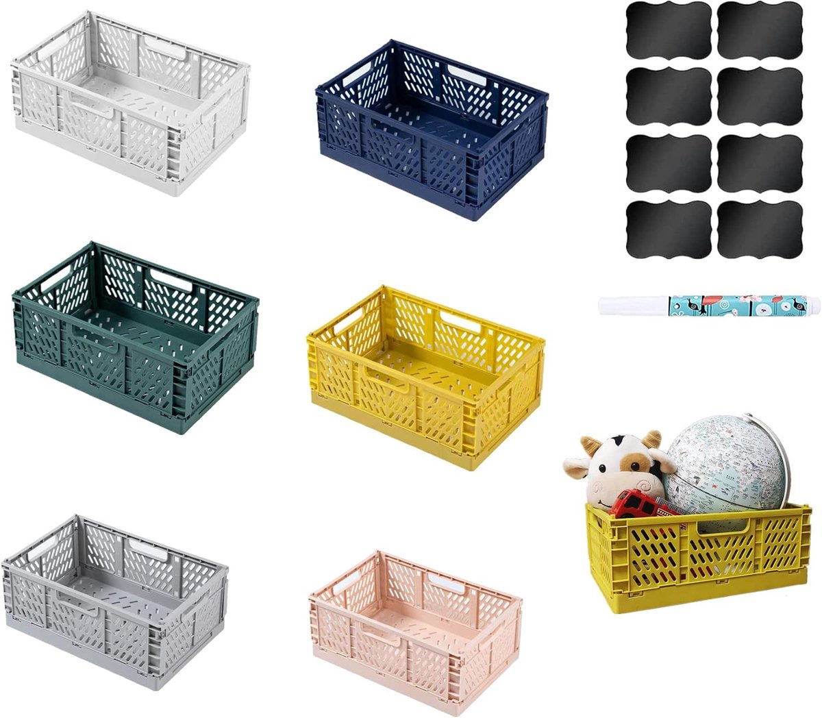 Opvouwbare opbergdoos - verschillende maten - stabiel en kleurvarianten - ideaal voor organisatie - ShopVlot