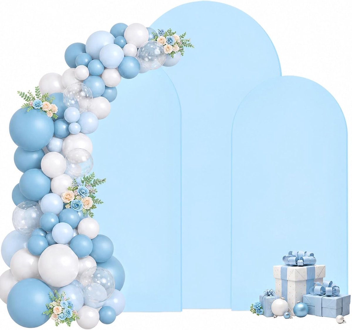 Achtergrond voor boog 80x180 cm - dubbelzijdig decoratief - elegante uitstraling - perfect voor bruiloften - ShopVlot