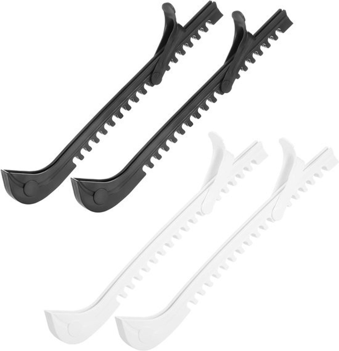 2 Pairs Ice Skating Protectors - Verstelbare antislipschaatsbeschermers voor kinderen en volwassenen - Universeel