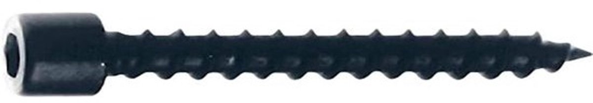 Steunset - Houderset - schroeven - Bevestigingsmaterialen - Cilinderkopschroeven - 4x25 mm - Zwart