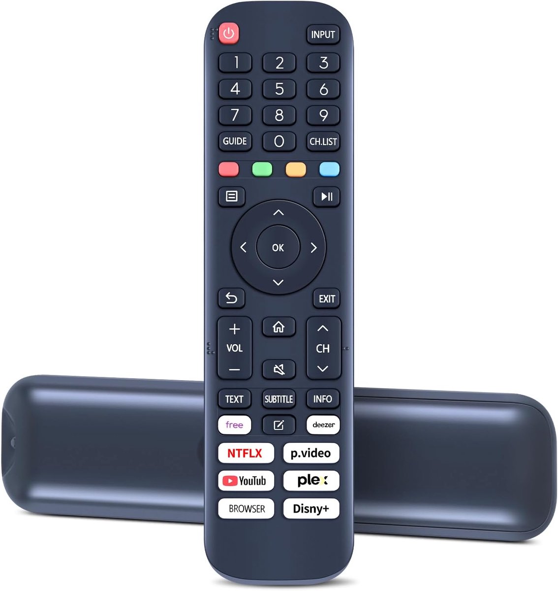 Replacement Remote Control for Tutu Smart TV TUV25FQ1B TUV32HQ1B TUV32FN1B TUV40FQ1, for RCA Smart TV VRS32HQ1 - ShopVlot