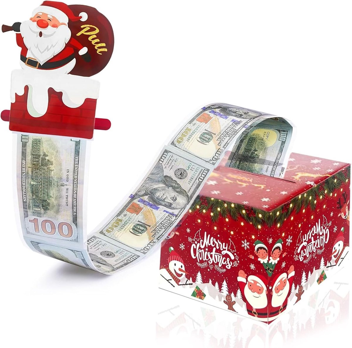 Creatieve Geldcadeau Dozen voor Kerst, Verrassingsdozen voor Kinderen en Volwassenen, Leuke Manier om Contant Geld te Geven