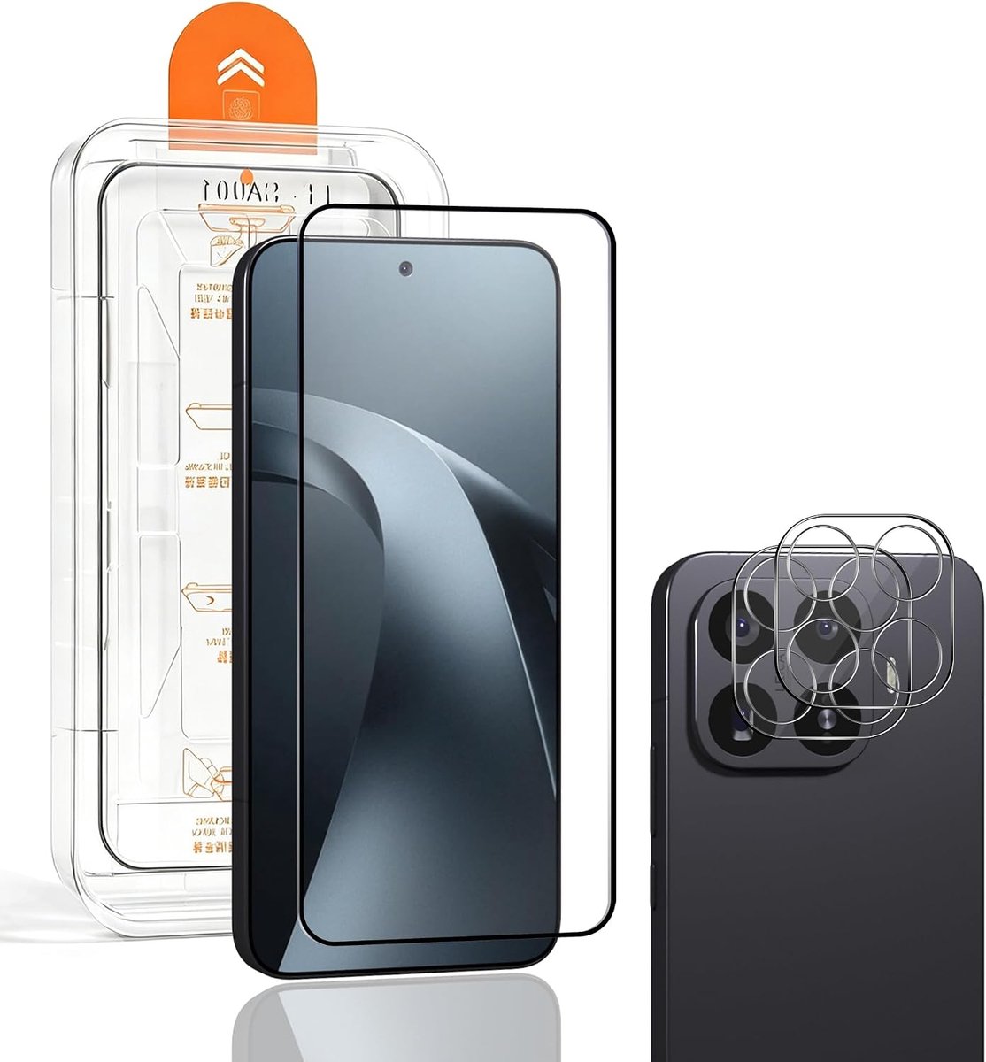 Beschermfolie voor Xiaomi 17T 5G, 1 Stuks Screen Protector voor Pantserglas met 2 Stuks Camerabescherming, HD Anti-kras Folie, 9H Hardheid Displaybescherming